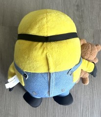 Minions Blushing Talking Bob Plush Light Up with Teddy Bear Thinkway 10” Tested