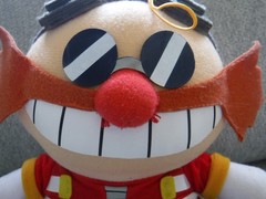 Sonic Hedgehog SD ROBOTNIK Sitting PLUSH Hang Loop Goggles Dr. Eggman 2022 Sega