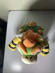 Rare Vintage Sanei Super Mario Bowser Plush 10” SE601-168 Japan Tag Nintendo