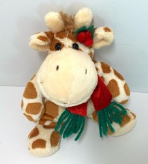 JC Penney Giraffe with Scarf 6” Plush Stuffed Toy