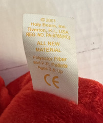 2001 Holy Bears God Bless New York 9/11 Patriotic Teddy Bear Plush Retired NWT