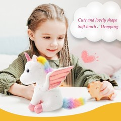 Sew Butiful 8″ Unicorn Stuffed Animal – Cute Plush Toy Gift for 3-8 Years Old…