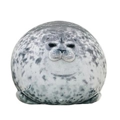 23.7 inch Large Seal Plush Pillow Soft Stuffed Animal Toy ,Chubby Blob Seal P