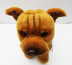 Amstaff Staffie Staffordshire Bull Terrier 12″ Plush Black, Blue, Brindle or Red