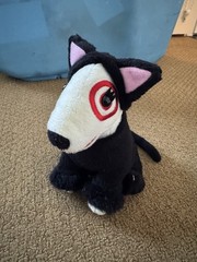 Lot Of 4 Target Bullseye Dog Plush Stuffed Animals Plushies