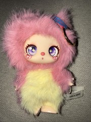 Liila’s Chef Kitten Hazelnut Puff 6” Plush Pendant Purple Eyes EUC