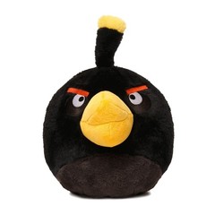 Official Licensed Angry Birds 8″ Basic Plush Black Bird Angry Birds Plush