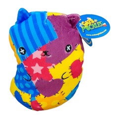 Cats vs Pickles Crazy Quilt Cat #230 Plush 5″ Beanbag Stuffed Toy Cepia NWT