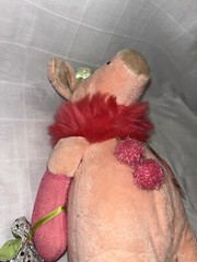 2003 Manhattan Toy Tip Toe Touche Madge Pink Plush Pig Zebra Shoes 14″