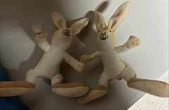 Guess How Much I Love You Bunny Plush Set Of Two Bunnies Vtg 1994