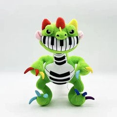 33 cm Pianosaurus Plush Toy, Anime Dinosaur Doll, Cute Gift for Music Fans
