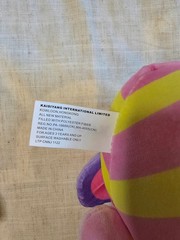 Kaisiyang Pastel Butterfly Bumble Bee Plush Toy