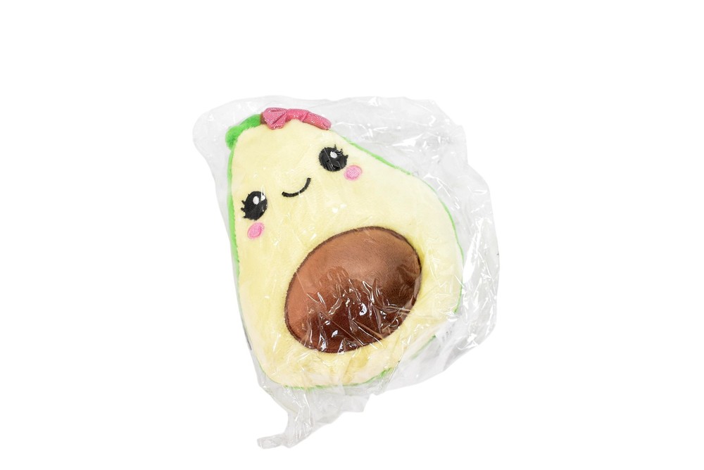 R&K Sales Avocado Plush Stuffed Animal Toy Small Green Cute Face Kids Gift New