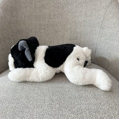 FAO Schwarz Plush Dog Boston Terrier French Bulldog Stuffed Animal Puppy 12”