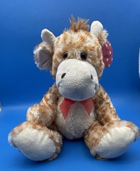 Dan Dee Stuffed Soft Cow Plush for Age 3+ Brown and White Collector’s Choice