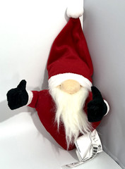 IKEA Santa Claus VINTER 2021 Kids Soft Toy Christmas Red 10.75″ 305.040.75 New