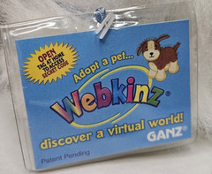 Webkinz White Persian Cat Plush HM110 SEALED CODE 8” Retired Ganz NOS