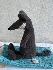Jellycat Toothy Rat Retired Plush TO3R NWT New With Tags Rare HTF Collectible