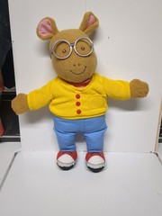 1996 Hasbro Playskool Talking Arthur plush doll – 18 inches – Marc Brown -works!