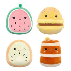 NWT 4 Pack Original Squishmallows 5 Inch Set New with Tags Food Lot