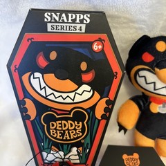 Deddy Bears Series 4 Snapps, Coffin Plush Stuffed Animal & Yarn Voodoo Doll