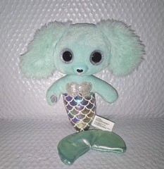 Zuru Pets Alive Furmaids Green Puppy Interactive 12in Plush Lights Up Music