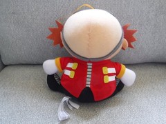 Sonic Hedgehog SD ROBOTNIK Sitting PLUSH Hang Loop Goggles Dr. Eggman 2022 Sega