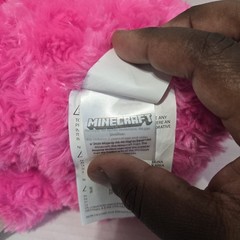 Minecraft Bright Pink Sheep Plush 15″ Large Mojang Jay Franco 2025