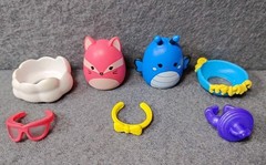 Squishmallows Squishalongs Lot of 2 With Accessories
