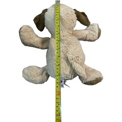 Ganz Webkinz Jr TAN PUPPY Dog Brown #WJ100 Plush Stuffed Animal Floppy No Code