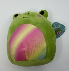 Squishmallows DOXL The Rainbow Belly Frog Plush Kelly Toys 8″ High NWT