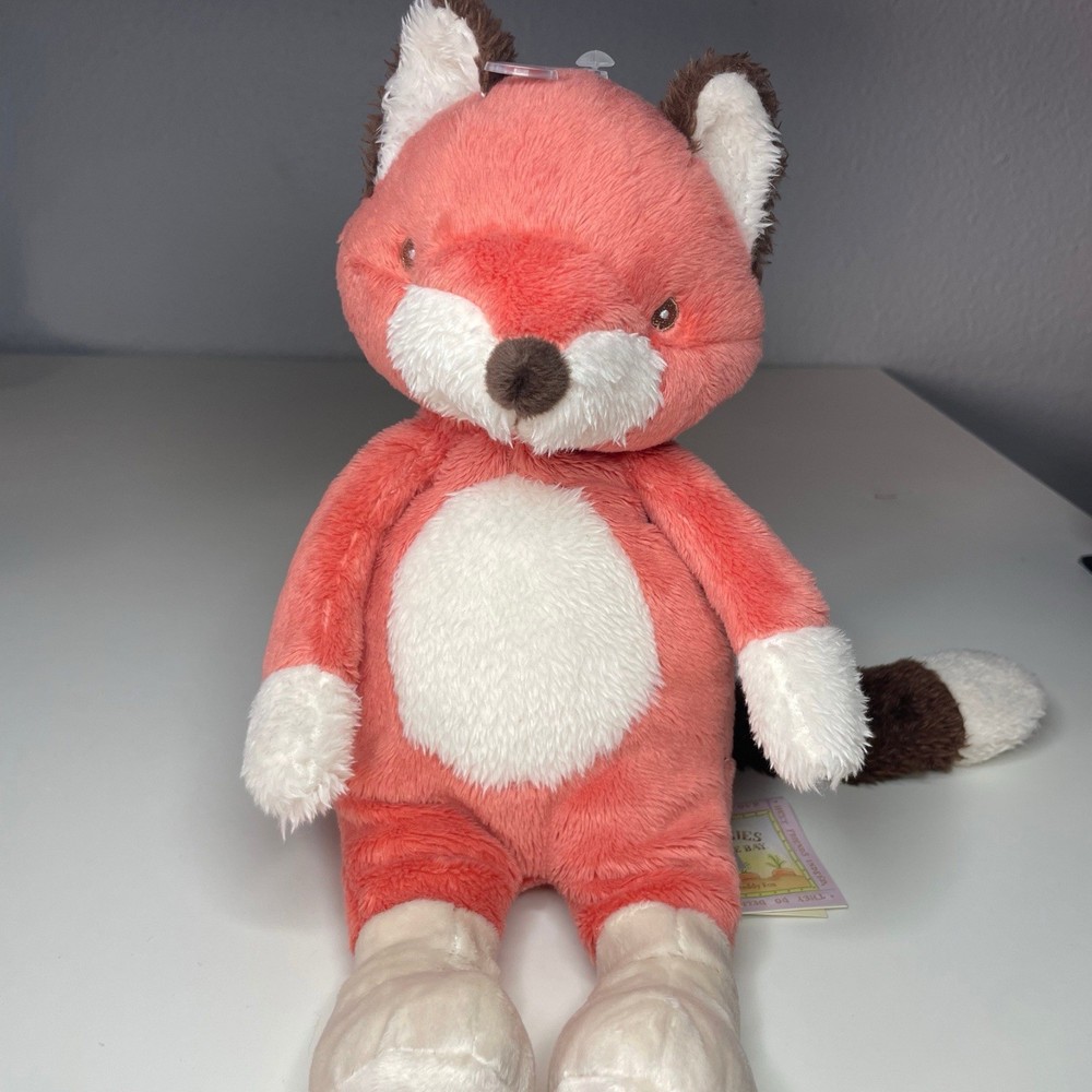 Bunnies by the Bay Freddy Fox Plush 14” Red Orange Stuffed Animal Lovey NWT
