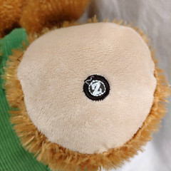 Zoobies 18” Corduroy Plush Teddy Bear Stuffed Animal Zipper Back w/ Blanket 2011