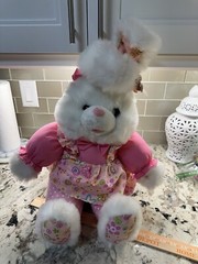 Easter Bunny Rabbit 20″ B&B LIGHT SING Pink Peter Cottontail Stuffed Animal Toy