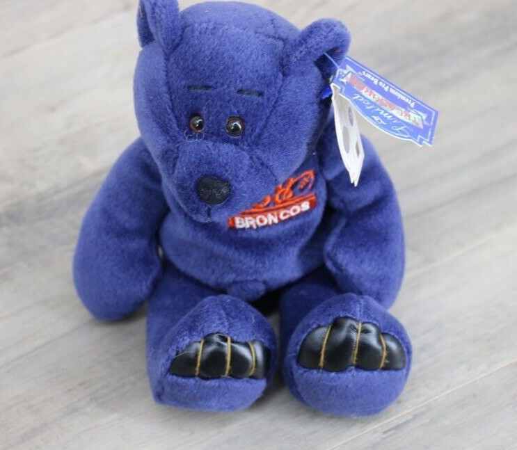 Limited Treasures Denver Broncos Terrell Davis #30 NFL Plush Bear Blue