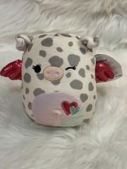 New 5 ” Inch Charaka the Flying Pig Valentine Squishmallow S5 #1718 04.18.2022