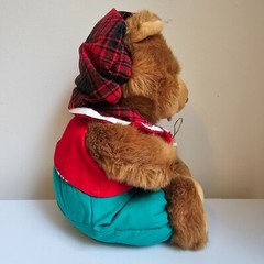 Chosun Gingerbread Cookie Bear Plush Stuffed Animal Christmas Holidays Vtg 16″