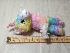 Dandee Rainbow dreams unicorn hugging slap bracelet Plush pink multi-color