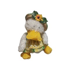 PBC Spring Duck Plush Sunflower Hat Dress Apron Easter