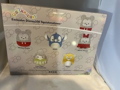 Disney 100 Squishmallows 5-Pack Box Set – Mickey, Minnie, Stitch, Simba, Tinker