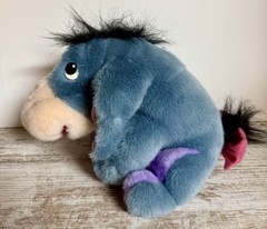 Vintage 1999 Disney Pooh Ask Me More Eeyore Talking Moving Plush Toy WORKS