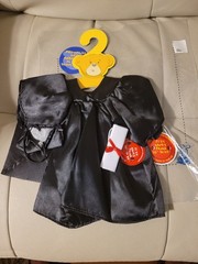 Graduation Build-a-Bear Outfit, Diploma, Cap & Gown, Fits Most 10″ – 24″