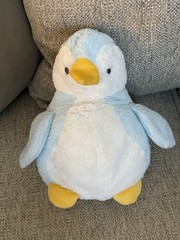 Rare Light Blue And White Penguin Plush 2010 Toys R Us Stuffed Animal