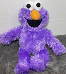 Rare Purple Elmo Sesame Street Plush Toy Factory 10” 2022 Stuffed Animal Plushie