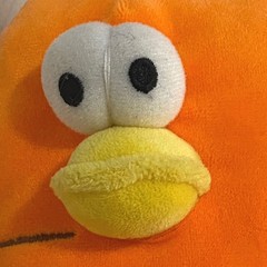 Walmart Duck Carrot Plush Bird Legs Bunny Ears Easter Spring Anthropomorphic