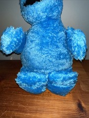 hasbro cookie monster plush vintage 14 inch hard eyes