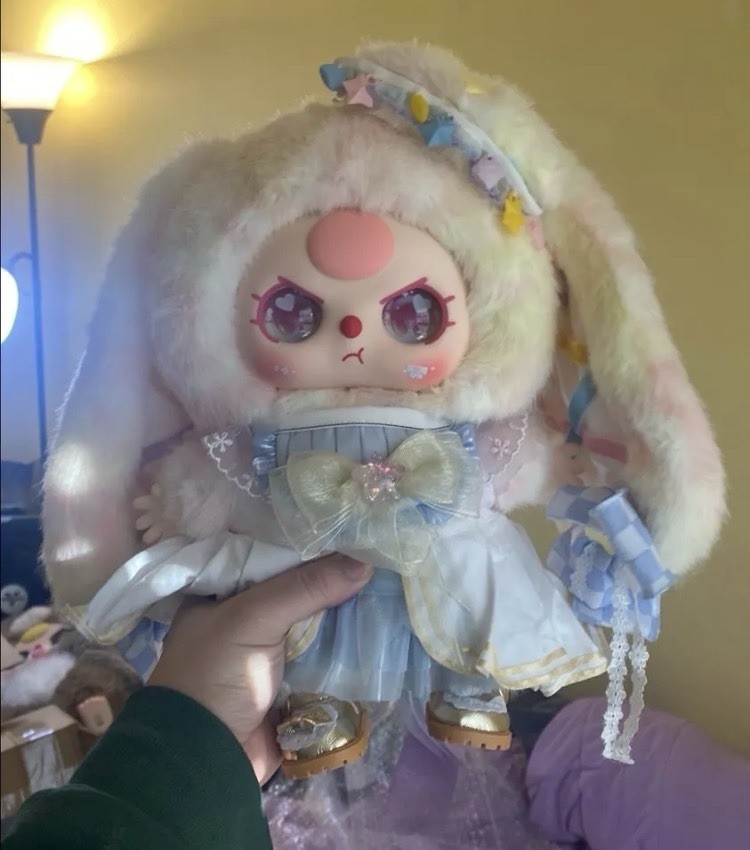 Baby Three Limited Edition YOLO 1 out of 800 400% PLUSH ONLY NO BOX CARD OR MINI