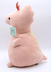 Livheart Roomies Party Pink Dinosaur Plush 15″ NWT Super Soft Japanese Mochi