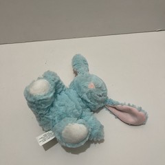 Hobby Lobby Blue Plush 6″ Bunny Rabbit Stuffed Animal Pink Ears Soft Easter Toy