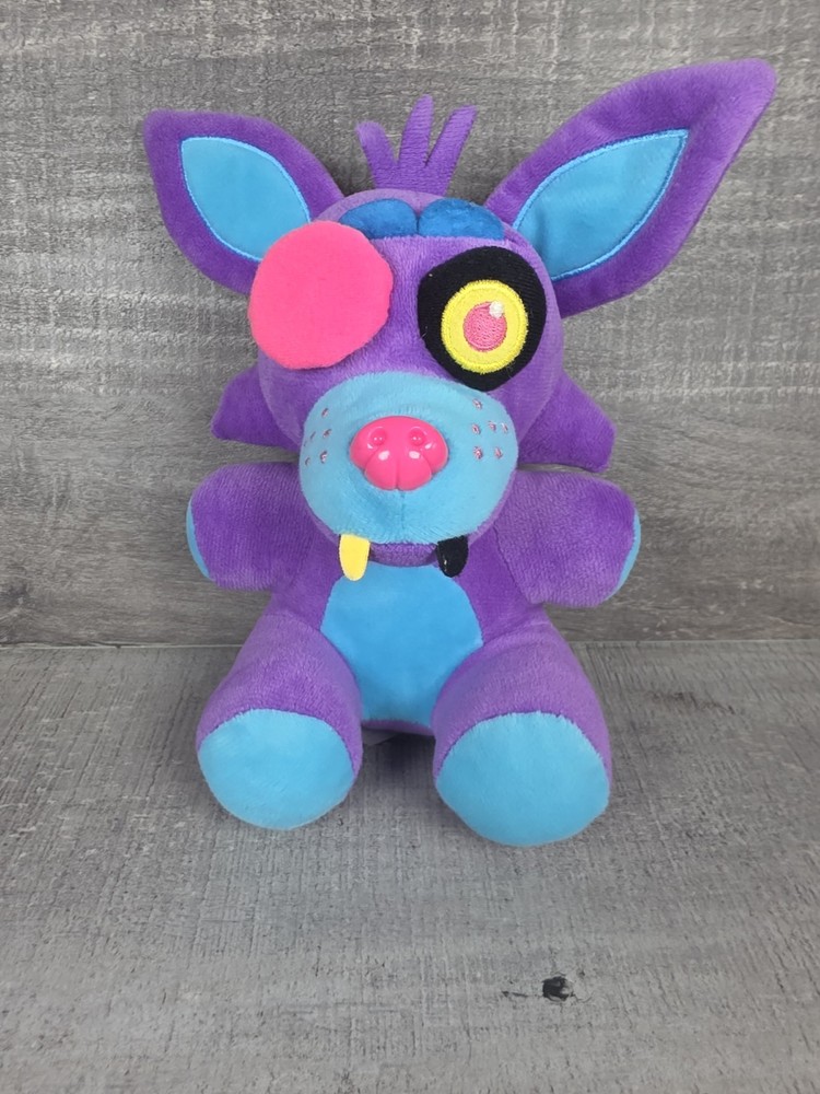 FNAF Blacklight Foxy Plush Purple Funko Five Nights At Freddy’s Yellow Blue b271